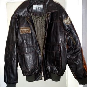 Vintage cherokee aviation bomber jacket